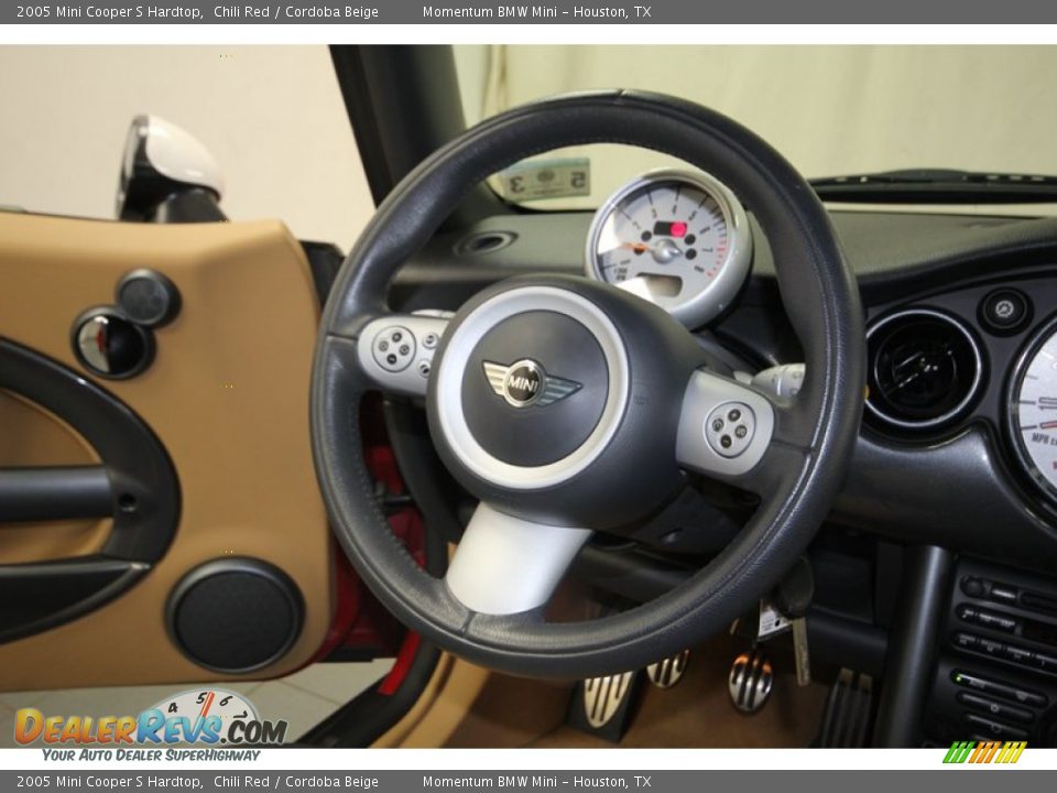 2005 Mini Cooper S Hardtop Steering Wheel Photo #25