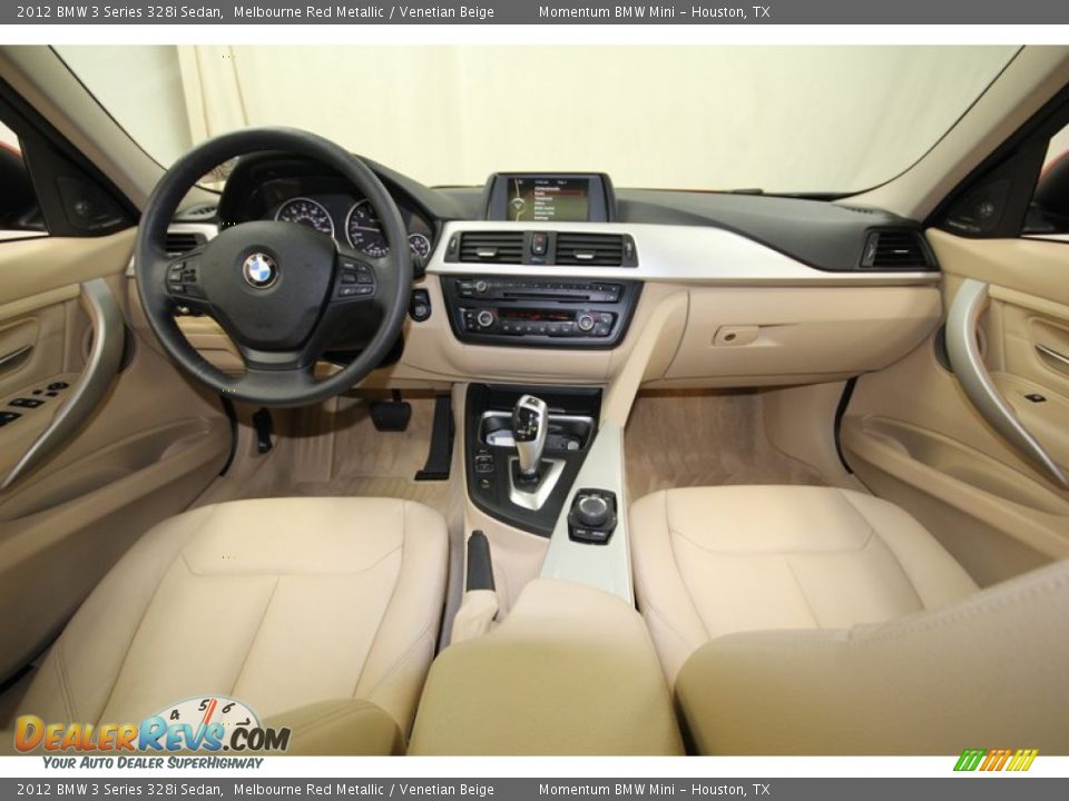 2012 BMW 3 Series 328i Sedan Melbourne Red Metallic / Venetian Beige Photo #4