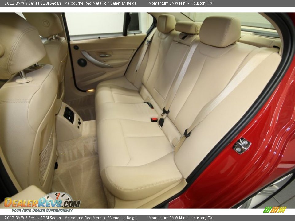 2012 BMW 3 Series 328i Sedan Melbourne Red Metallic / Venetian Beige Photo #13