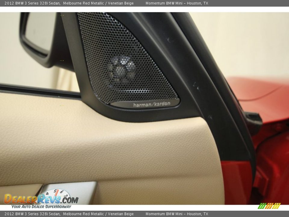 2012 BMW 3 Series 328i Sedan Melbourne Red Metallic / Venetian Beige Photo #16