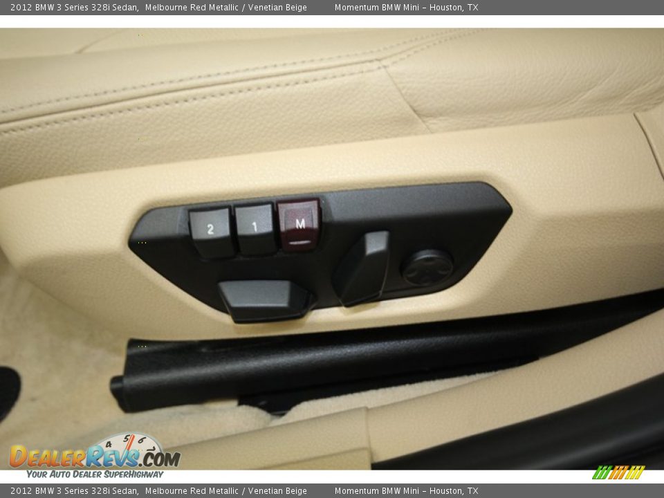2012 BMW 3 Series 328i Sedan Melbourne Red Metallic / Venetian Beige Photo #17