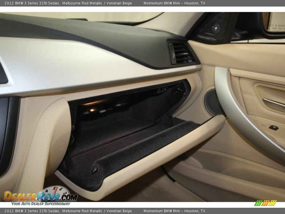 2012 BMW 3 Series 328i Sedan Melbourne Red Metallic / Venetian Beige Photo #18