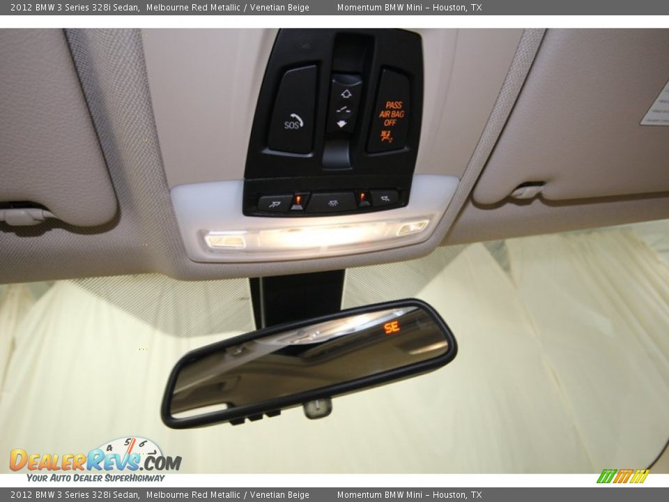 2012 BMW 3 Series 328i Sedan Melbourne Red Metallic / Venetian Beige Photo #19