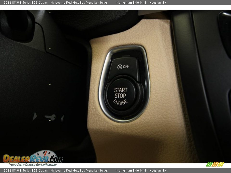 2012 BMW 3 Series 328i Sedan Melbourne Red Metallic / Venetian Beige Photo #26