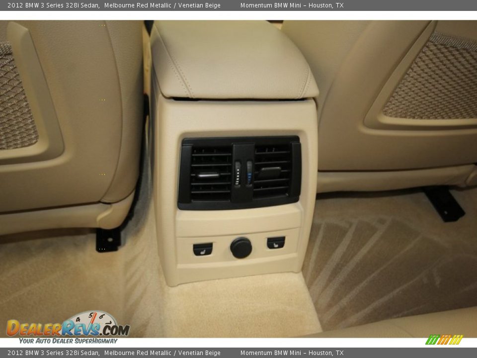 2012 BMW 3 Series 328i Sedan Melbourne Red Metallic / Venetian Beige Photo #34