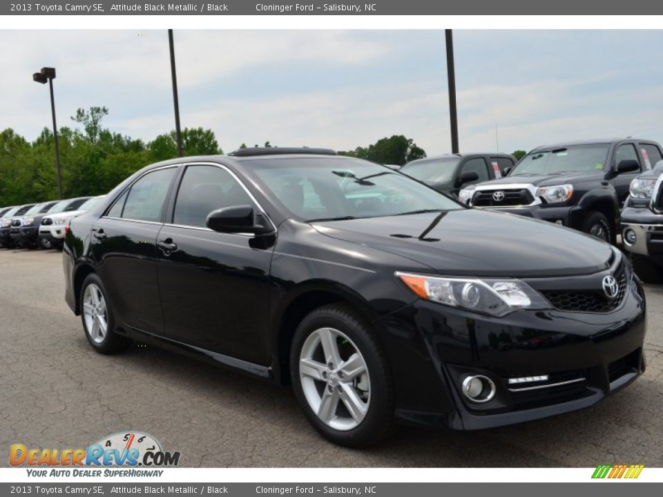 2013 Toyota Camry SE Attitude Black Metallic / Black Photo #3