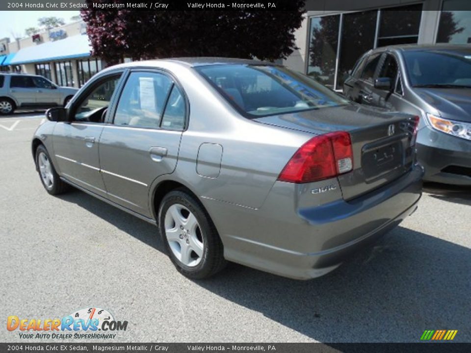 2004 Honda Civic EX Sedan Magnesium Metallic / Gray Photo #3