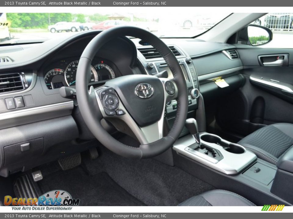 2013 Toyota Camry SE Attitude Black Metallic / Black Photo #6