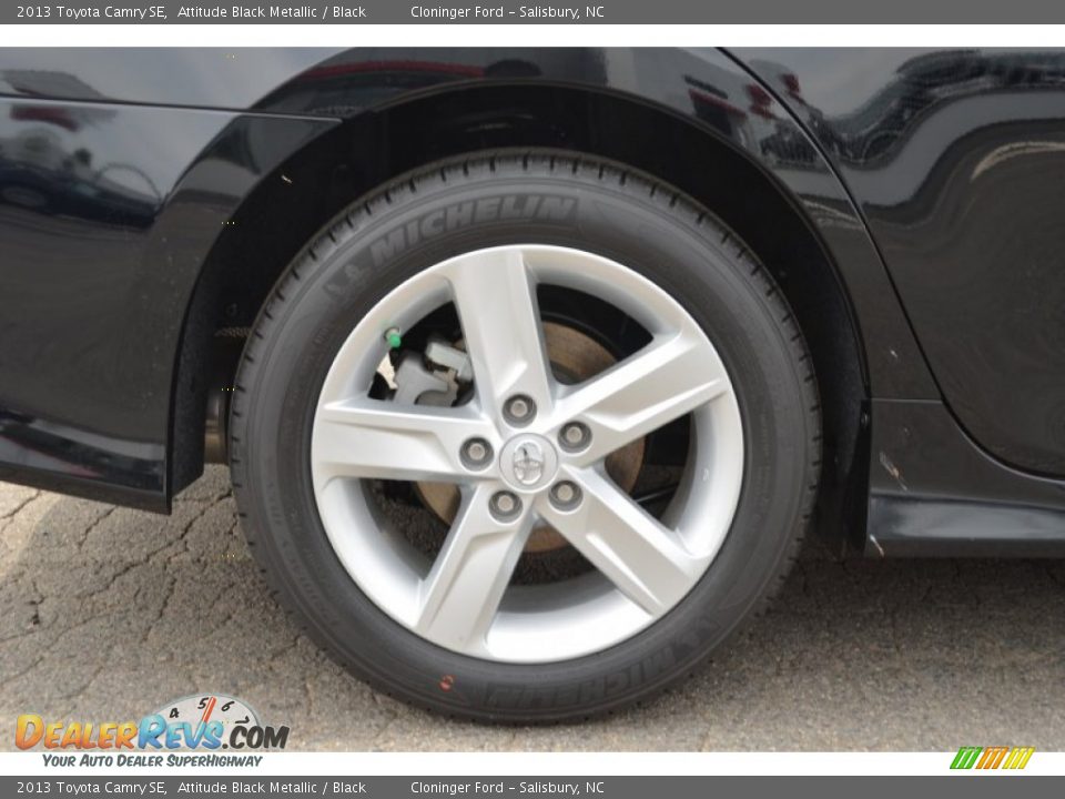 2013 Toyota Camry SE Attitude Black Metallic / Black Photo #9