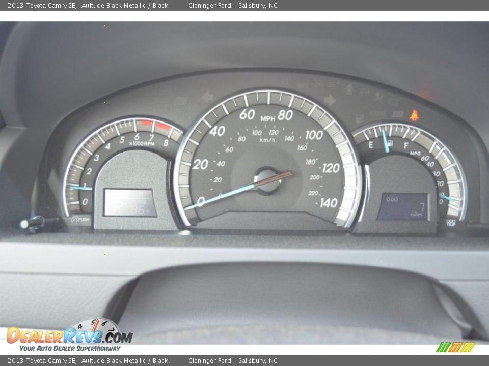2013 Toyota Camry SE Attitude Black Metallic / Black Photo #17