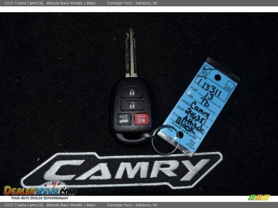 2013 Toyota Camry SE Attitude Black Metallic / Black Photo #21