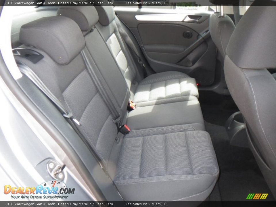 2010 Volkswagen Golf 4 Door United Gray Metallic / Titan Black Photo #11
