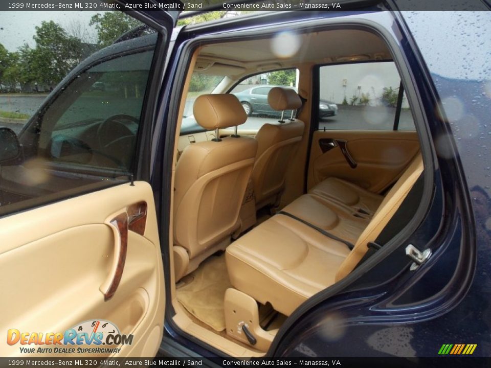 1999 Mercedes-Benz ML 320 4Matic Azure Blue Metallic / Sand Photo #5