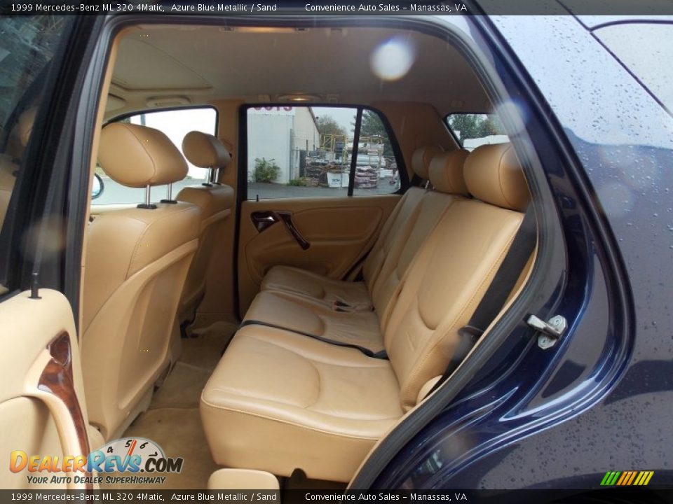 1999 Mercedes-Benz ML 320 4Matic Azure Blue Metallic / Sand Photo #6