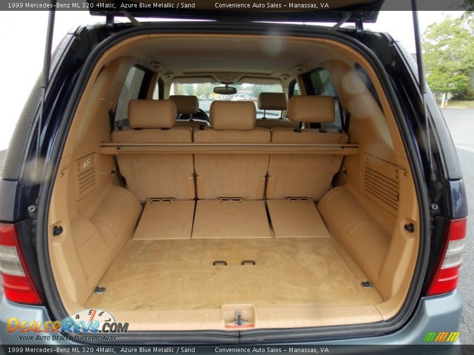 1999 Mercedes-Benz ML 320 4Matic Azure Blue Metallic / Sand Photo #9
