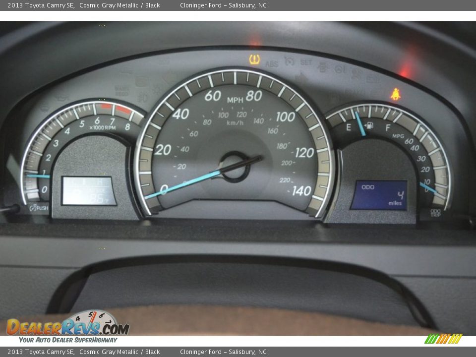 2013 Toyota Camry SE Cosmic Gray Metallic / Black Photo #16