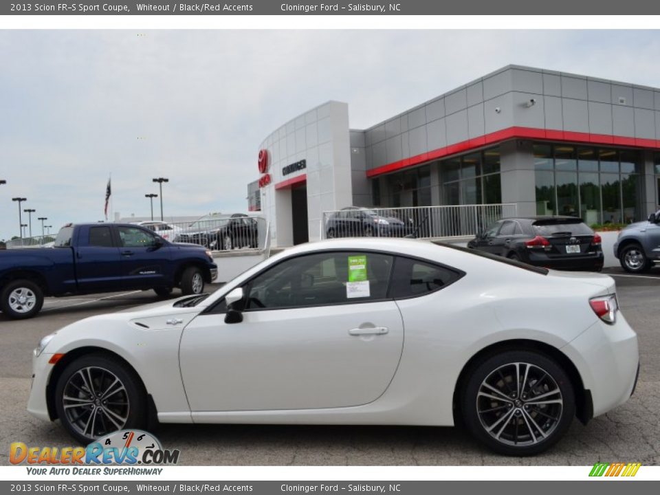 2013 Scion FR-S Sport Coupe Whiteout / Black/Red Accents Photo #2
