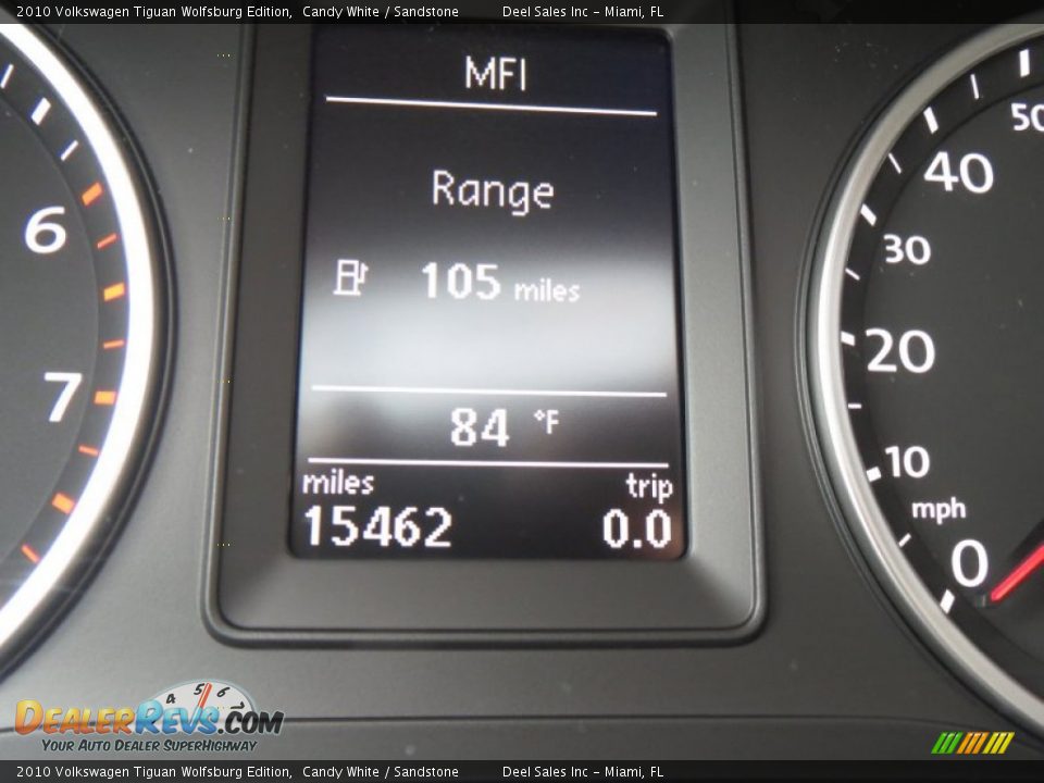 2010 Volkswagen Tiguan Wolfsburg Edition Candy White / Sandstone Photo #15