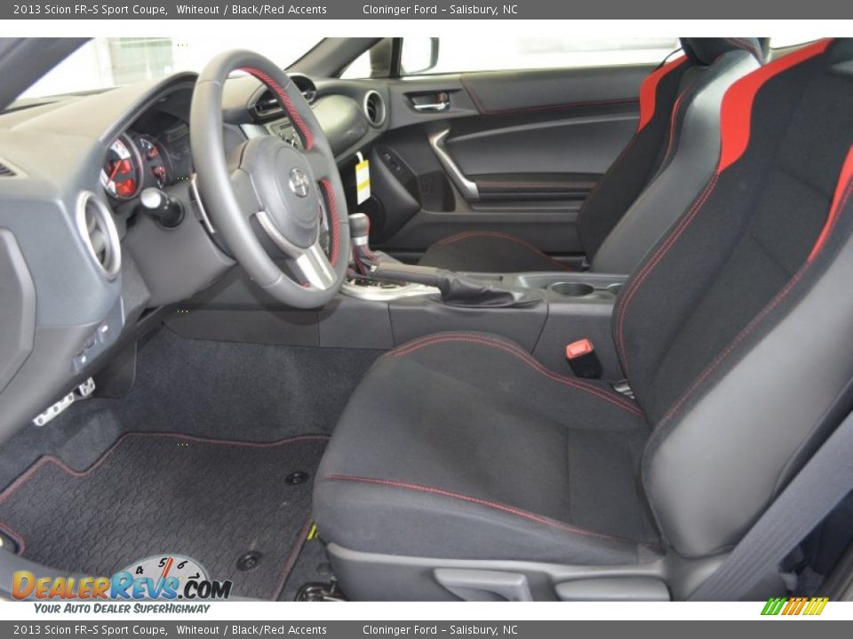 2013 Scion FR-S Sport Coupe Whiteout / Black/Red Accents Photo #5