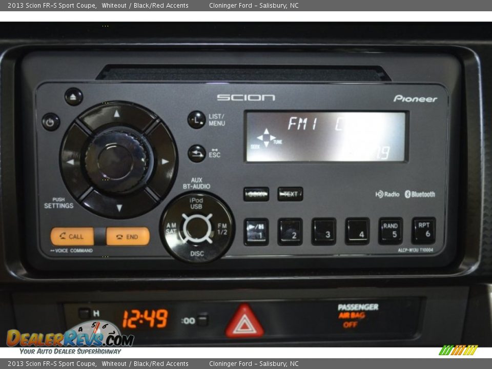 Audio System of 2013 Scion FR-S Sport Coupe Photo #10