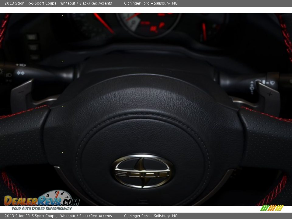 2013 Scion FR-S Sport Coupe Whiteout / Black/Red Accents Photo #13