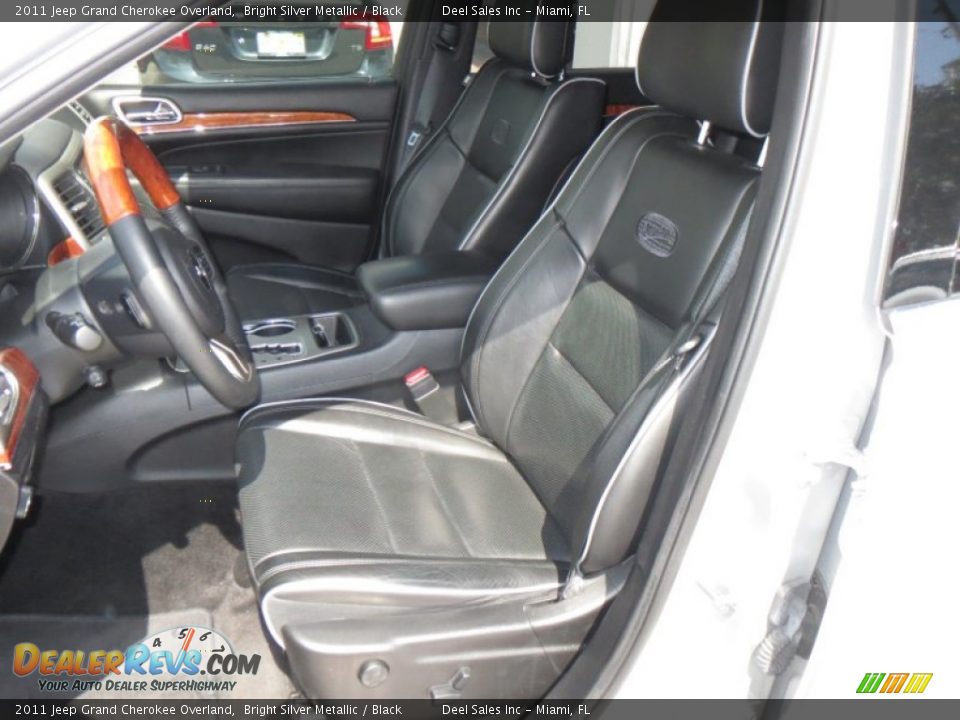 Black Interior - 2011 Jeep Grand Cherokee Overland Photo #9