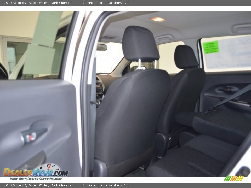 2013 Scion xD Super White / Dark Charcoal Photo #6
