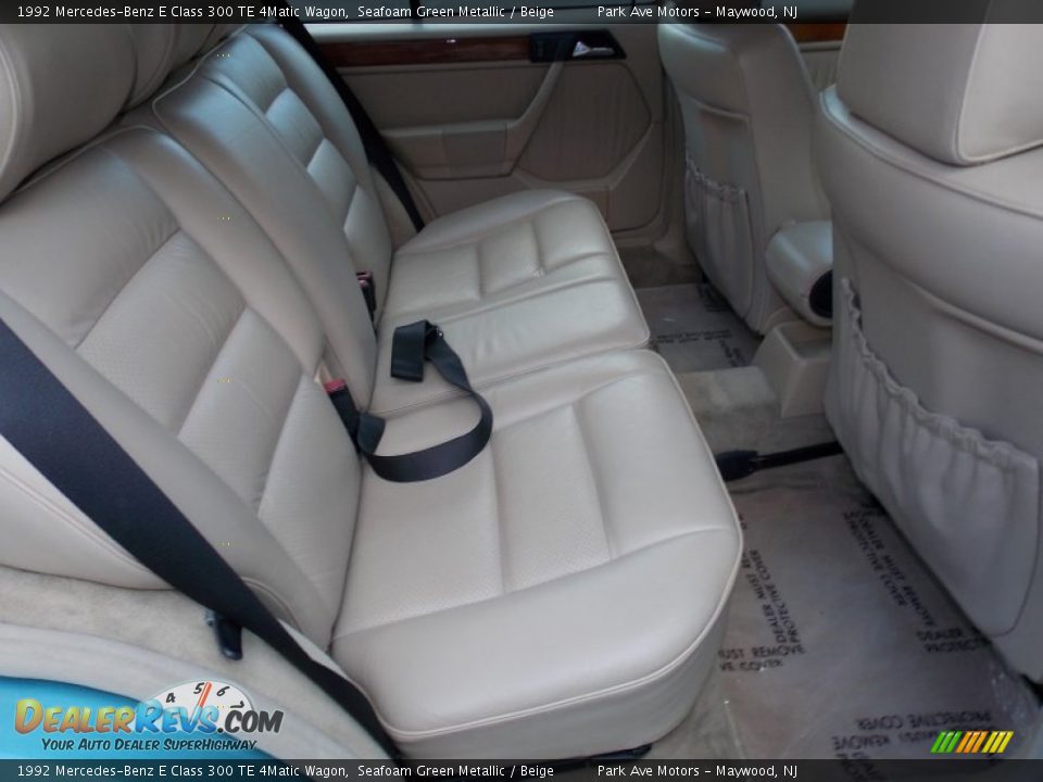 Rear Seat of 1992 Mercedes-Benz E Class 300 TE 4Matic Wagon Photo #26