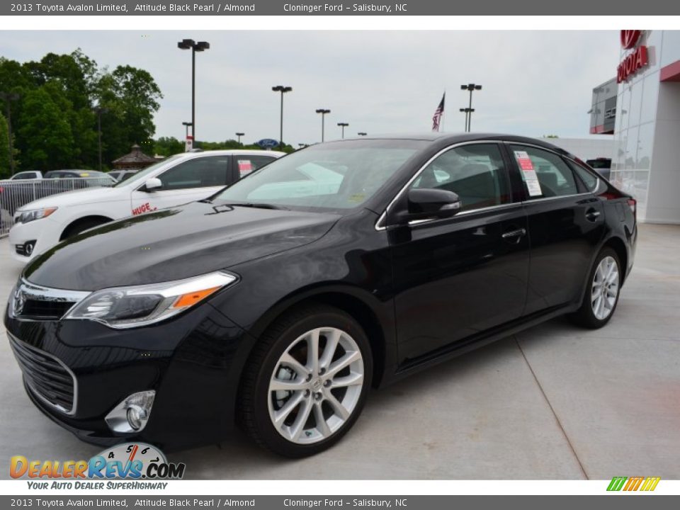 2013 Toyota Avalon Limited Attitude Black Pearl / Almond Photo #1
