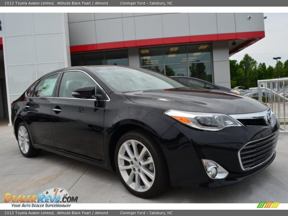 2013 Toyota Avalon Limited Attitude Black Pearl / Almond Photo #3