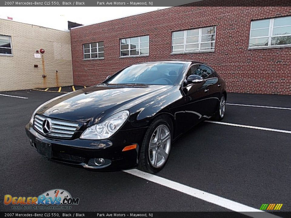 2007 Mercedes-Benz CLS 550 Black / Black Photo #1