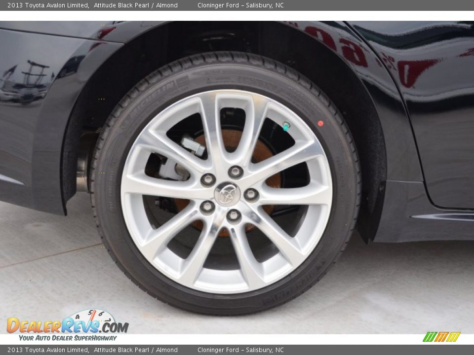 2013 Toyota Avalon Limited Attitude Black Pearl / Almond Photo #11