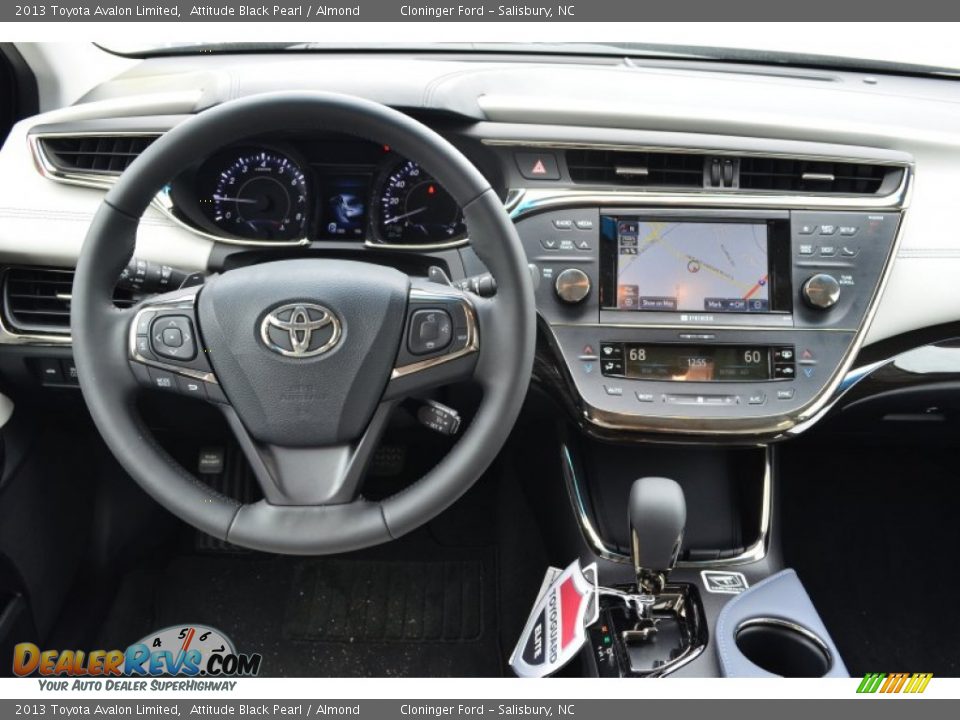 2013 Toyota Avalon Limited Attitude Black Pearl / Almond Photo #12