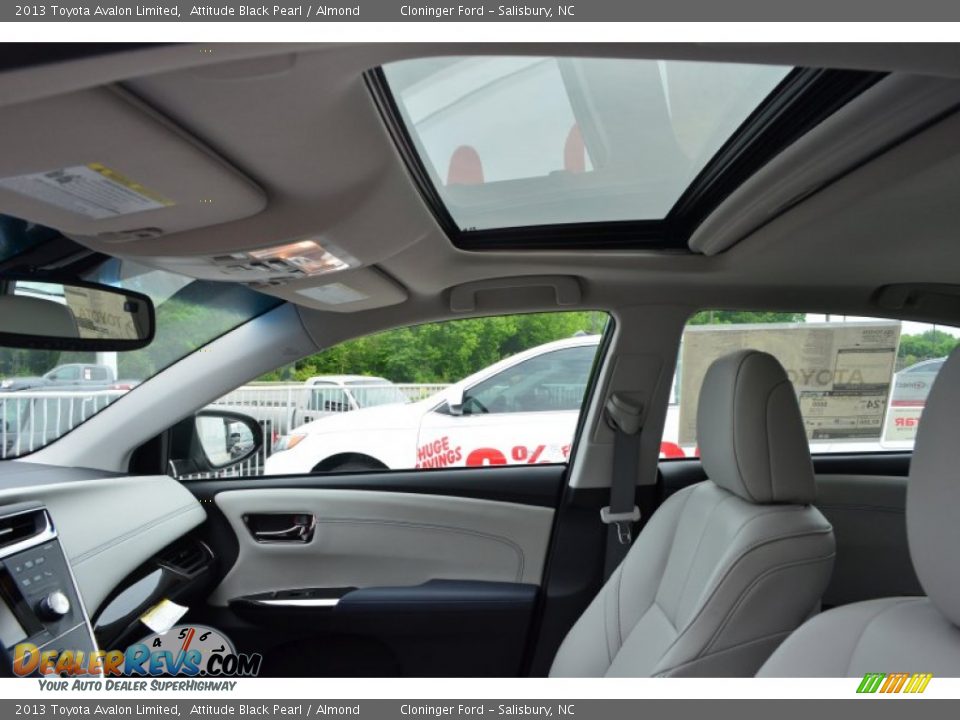 2013 Toyota Avalon Limited Attitude Black Pearl / Almond Photo #13