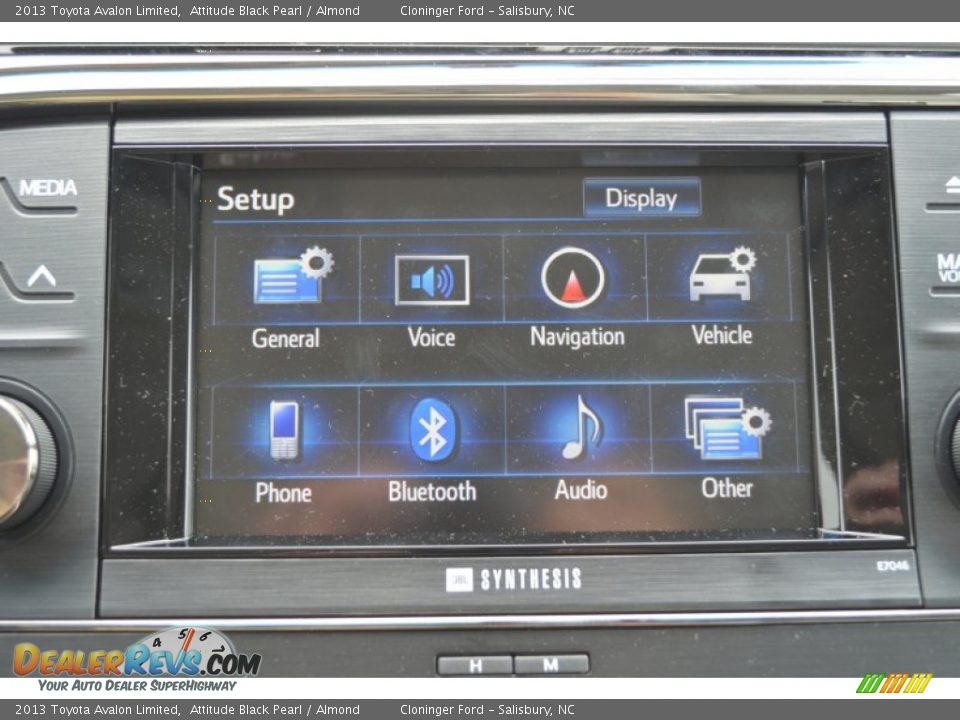 2013 Toyota Avalon Limited Attitude Black Pearl / Almond Photo #14