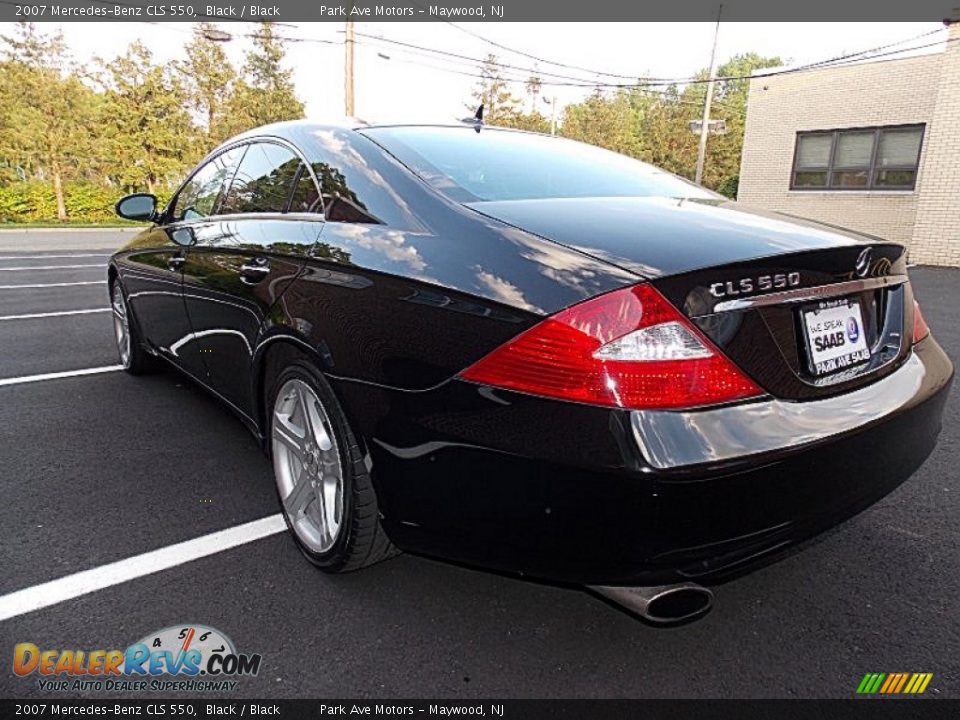 2007 Mercedes-Benz CLS 550 Black / Black Photo #3