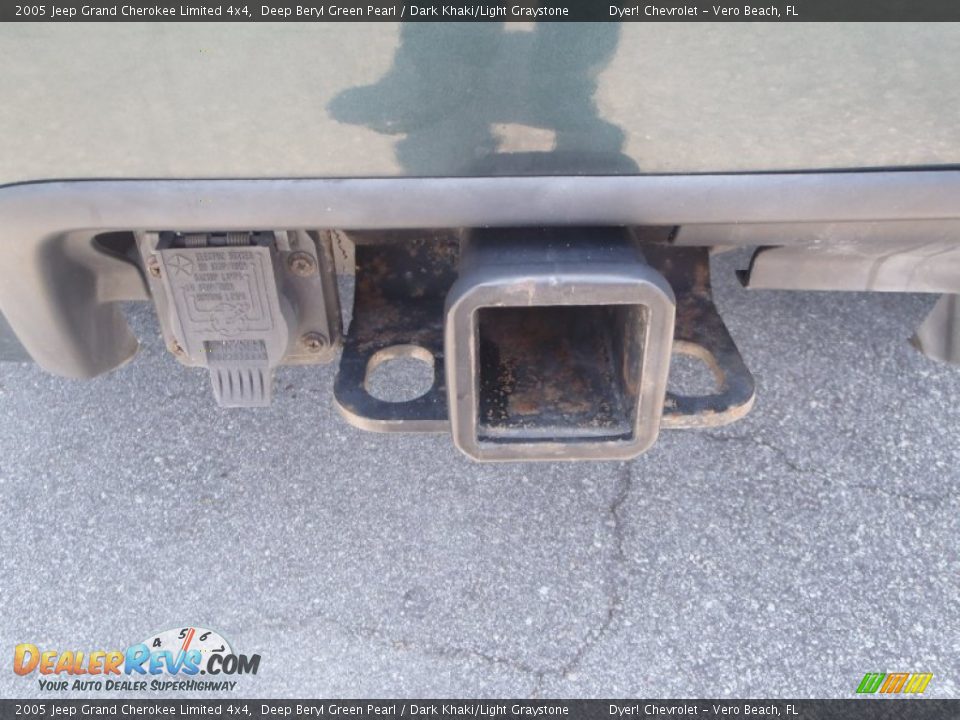 2005 Jeep Grand Cherokee Limited 4x4 Deep Beryl Green Pearl / Dark Khaki/Light Graystone Photo #8