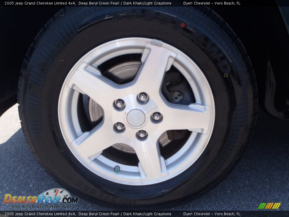 2005 Jeep Grand Cherokee Limited 4x4 Deep Beryl Green Pearl / Dark Khaki/Light Graystone Photo #10