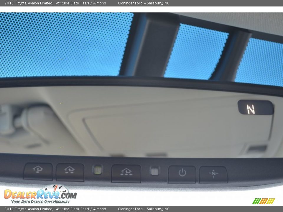 2013 Toyota Avalon Limited Attitude Black Pearl / Almond Photo #26