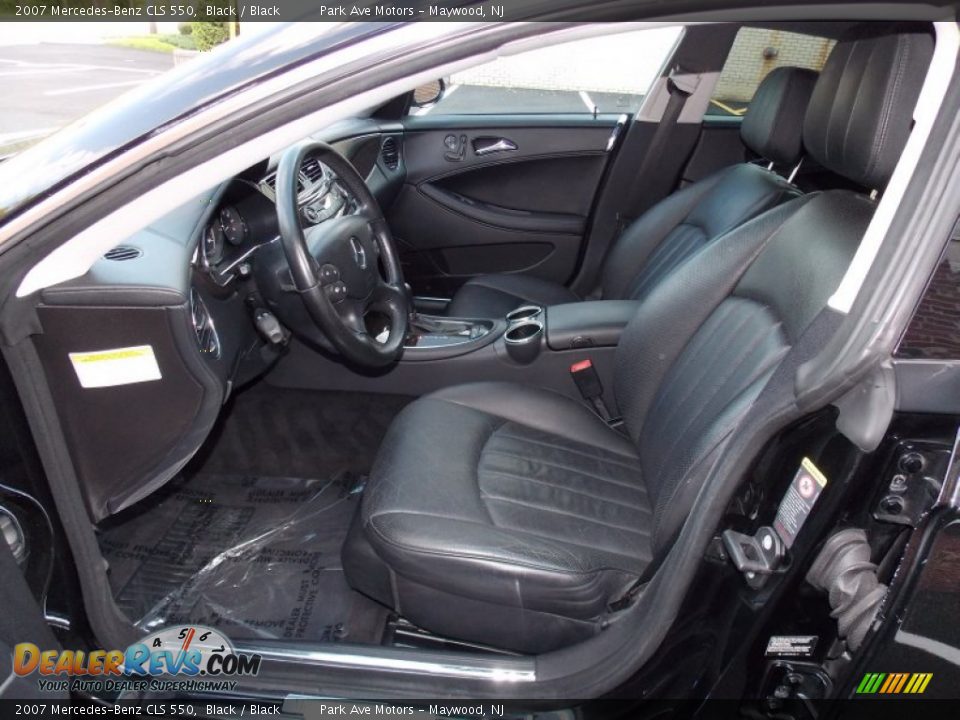 Black Interior - 2007 Mercedes-Benz CLS 550 Photo #11