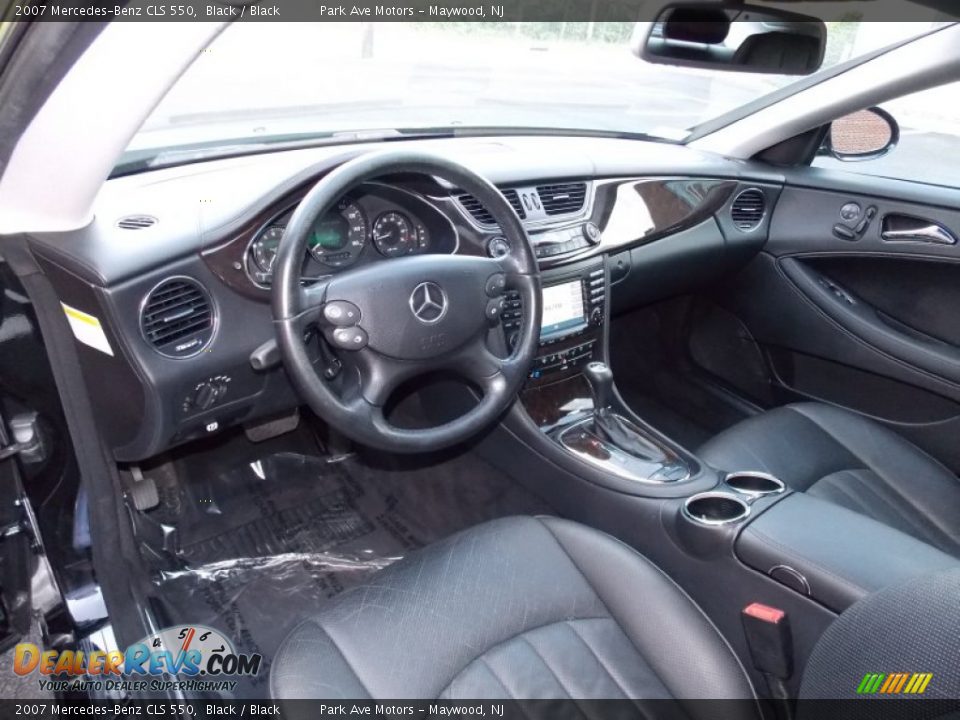 Black Interior - 2007 Mercedes-Benz CLS 550 Photo #12