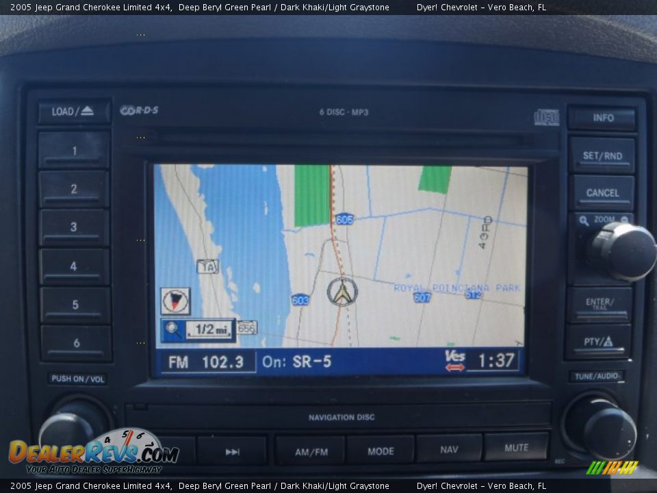 2005 Jeep Grand Cherokee Limited 4x4 Deep Beryl Green Pearl / Dark Khaki/Light Graystone Photo #20