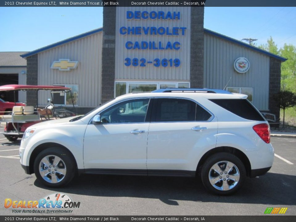 2013 Chevrolet Equinox LTZ White Diamond Tricoat / Jet Black Photo #1