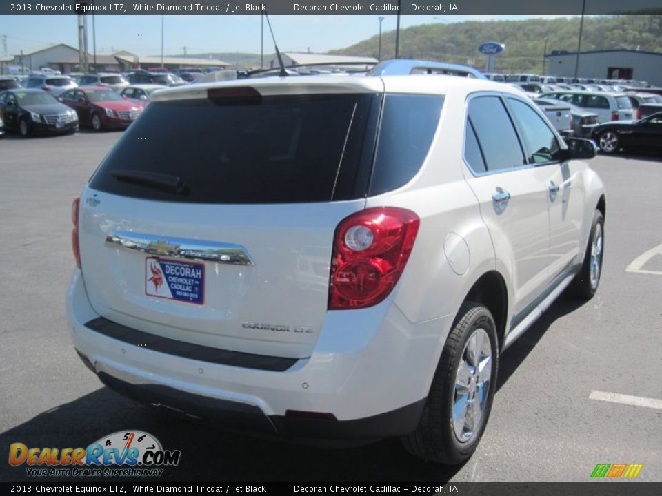 2013 Chevrolet Equinox LTZ White Diamond Tricoat / Jet Black Photo #4