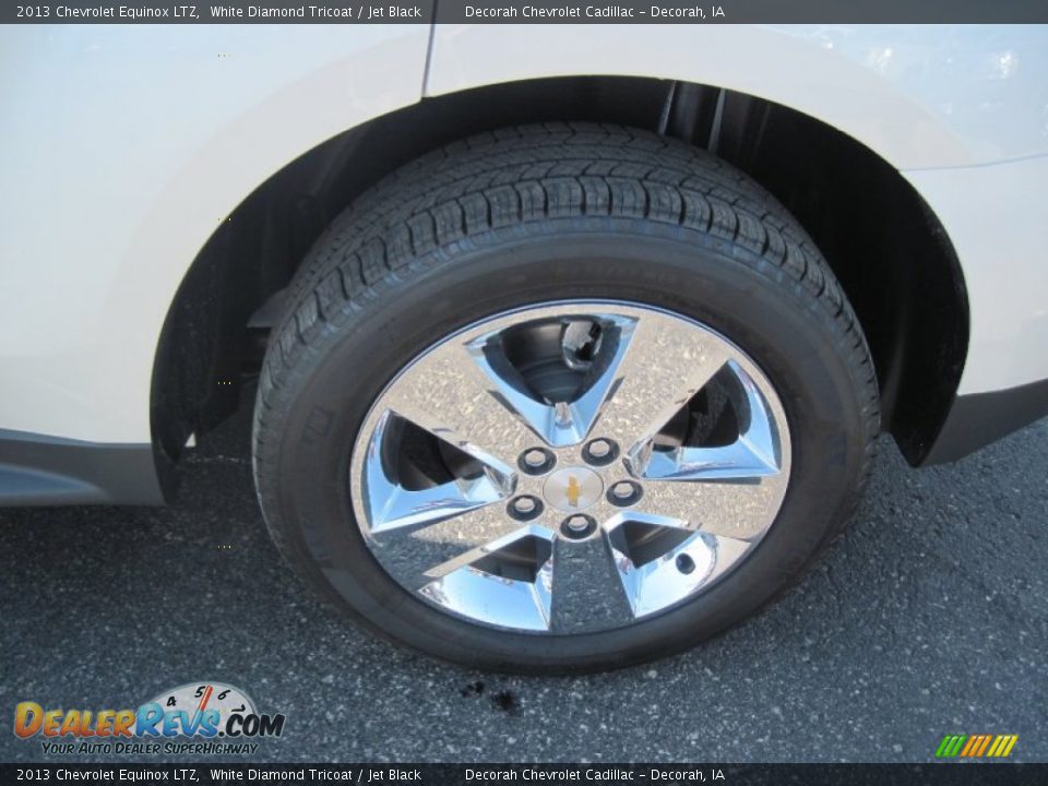 2013 Chevrolet Equinox LTZ White Diamond Tricoat / Jet Black Photo #5