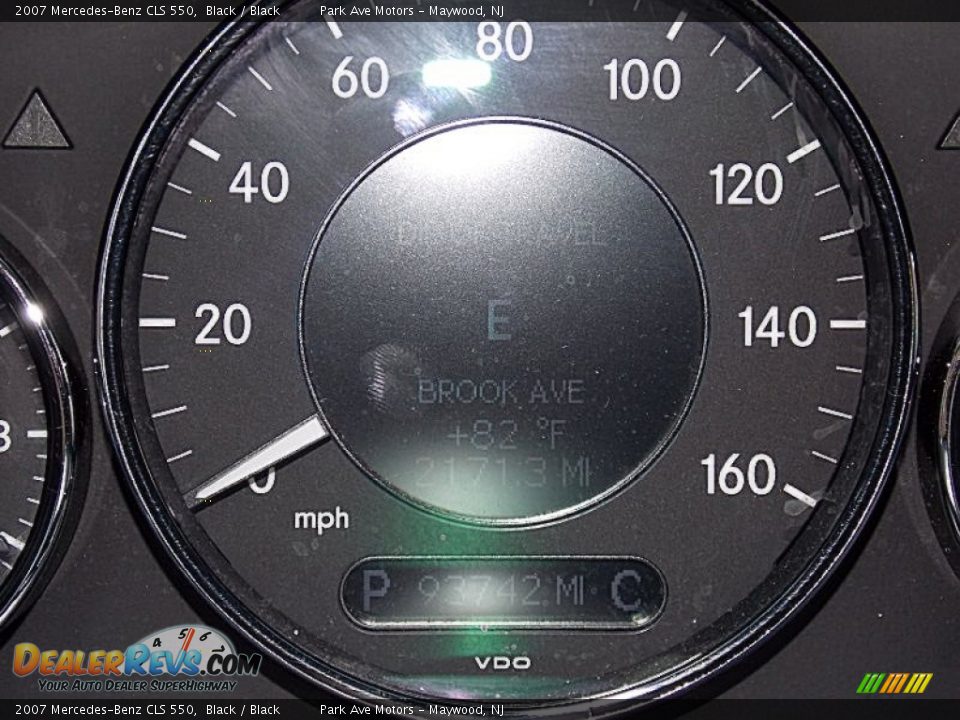 2007 Mercedes-Benz CLS 550 Black / Black Photo #29