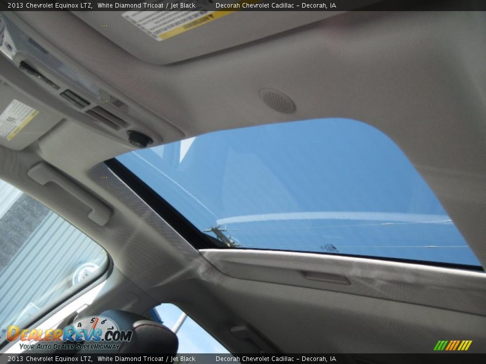 2013 Chevrolet Equinox LTZ White Diamond Tricoat / Jet Black Photo #9