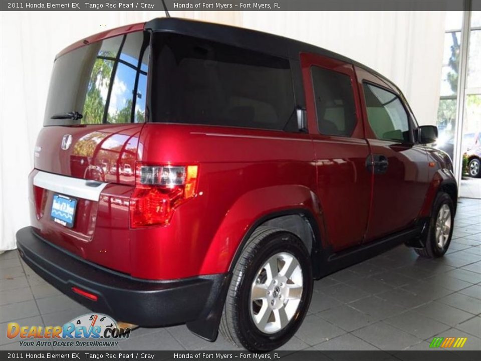 2011 Honda Element EX Tango Red Pearl / Gray Photo #3