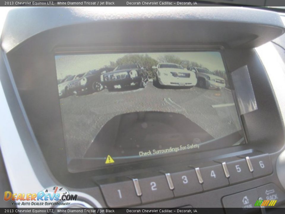 2013 Chevrolet Equinox LTZ White Diamond Tricoat / Jet Black Photo #10
