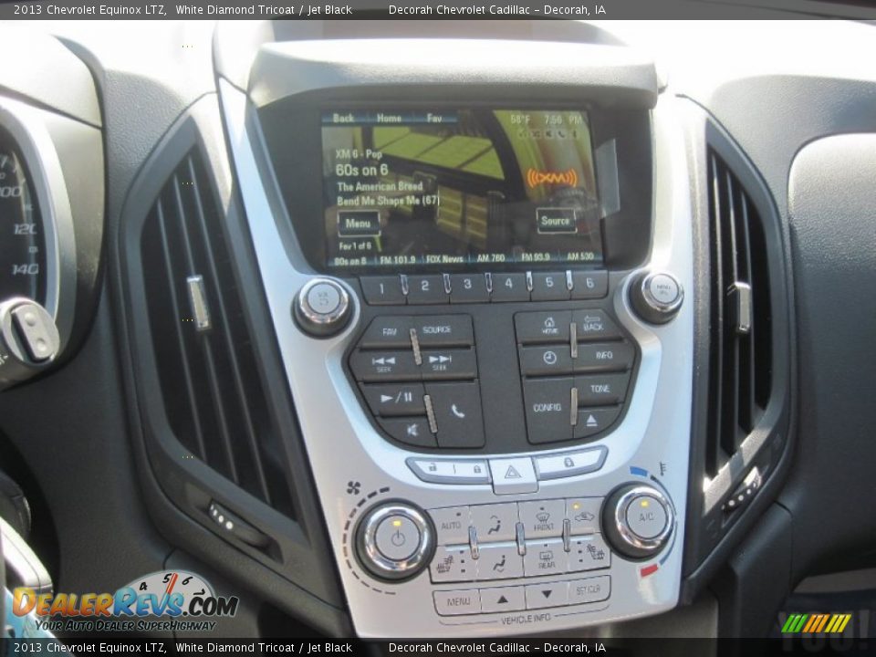 2013 Chevrolet Equinox LTZ White Diamond Tricoat / Jet Black Photo #11